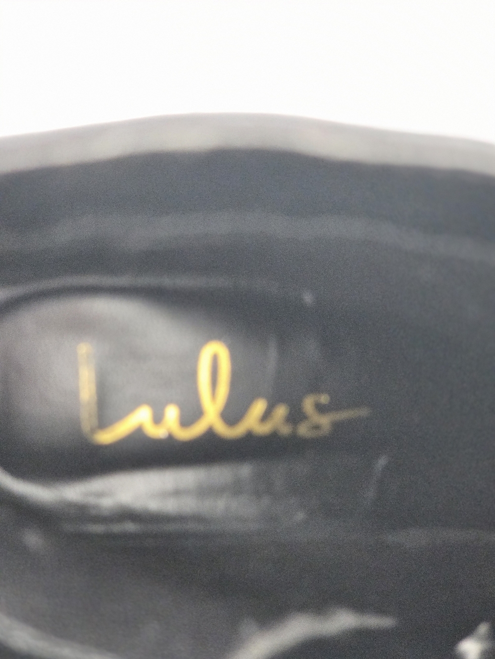 Lulu's Black Pointed Toe Ankle Booties with Side Zip Faux Leather Size 7 - Picture 6 of 7
